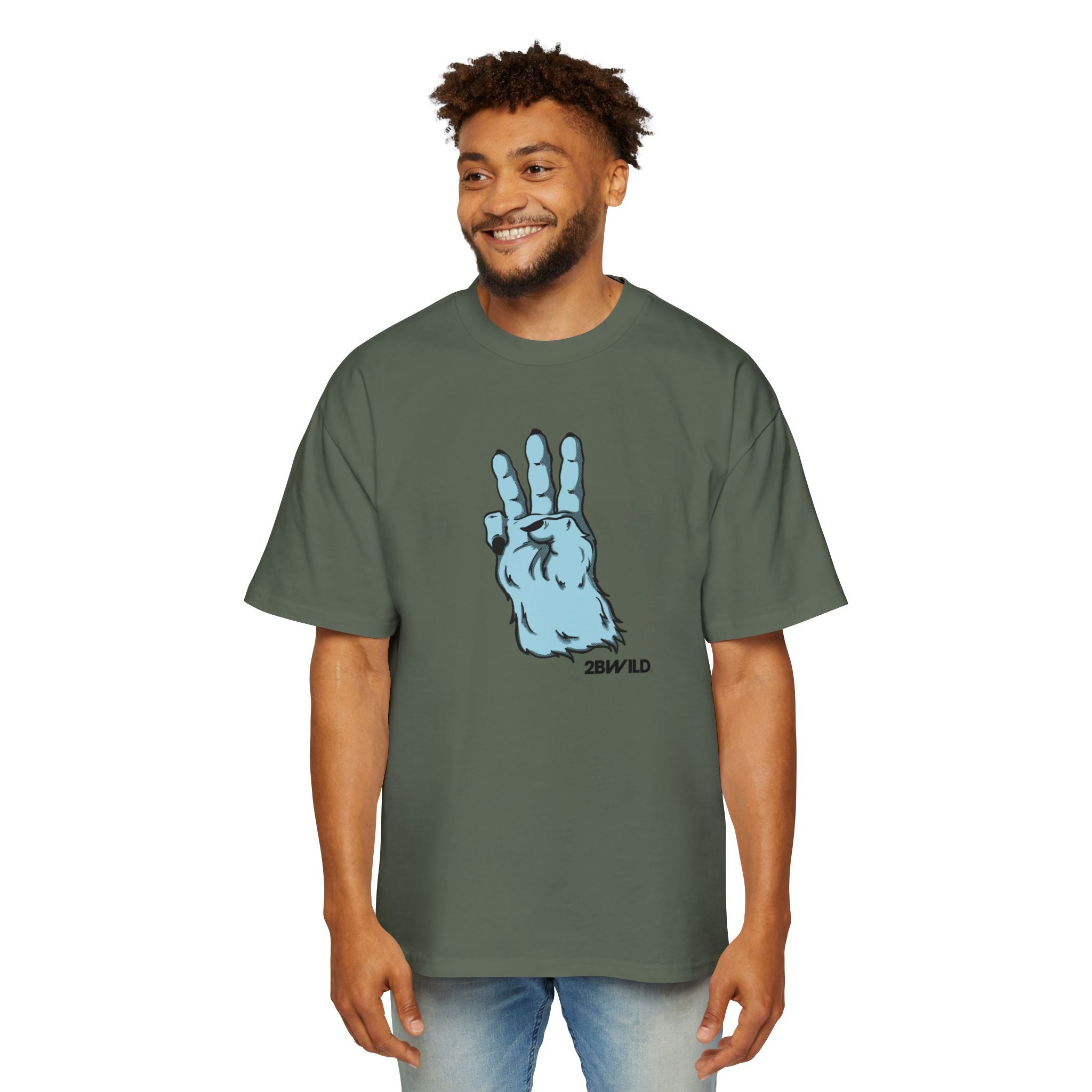 Yeti hand - Boxy Tee